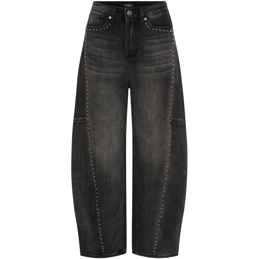 Grå Marta Chateau Dame Jeans Mdcingeborg Mdc213 8529 Grey - Jeans - 5715406868097