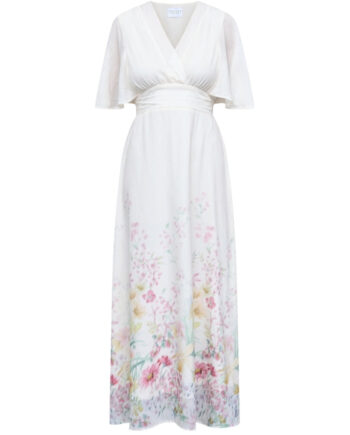 Sisters Point Dame Kjole Gisela Cream Flower - Sisters Point Jeans  - 5714862718120