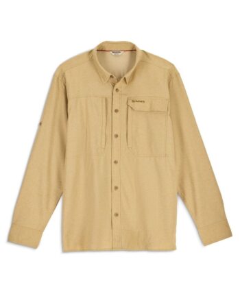 Simmes Guide Bugstopper Shirt Bistre Heather - Simms Shirt