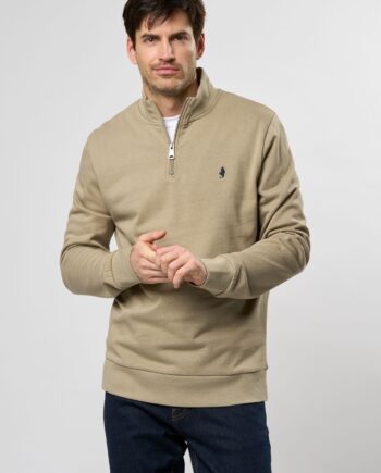 Grøn Mcclement Half Zip Sweatee Shirt - Not Defined Shirt  - 5715524642623