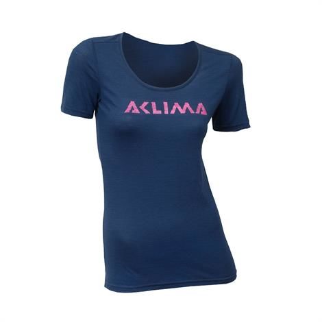 Aclima Lightwool Shirt Logo Woman Insignia Blue - Aclima Shirt - 7034041053919