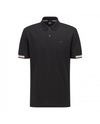 Sort Boss Polo Tee Shirt Til Herre Regular Fit - Boss Shirt