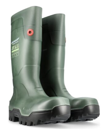 Grøn Dunlop Fieldpro Thermo Green Robust Slidstærk Støvle 611202 Str Gummistøvler Gummistøvler - Dunlop SkoSneaksers  - 8713197553946