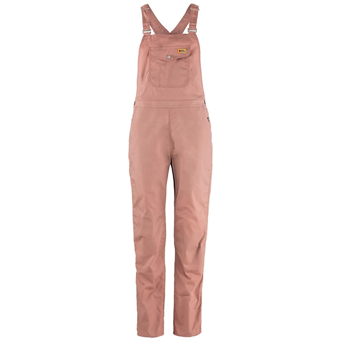 Fjallraven Dungaree Trousers Kvinder Damer Dusty Rose Bukser - Fjällräven Jeans - 7323450983055