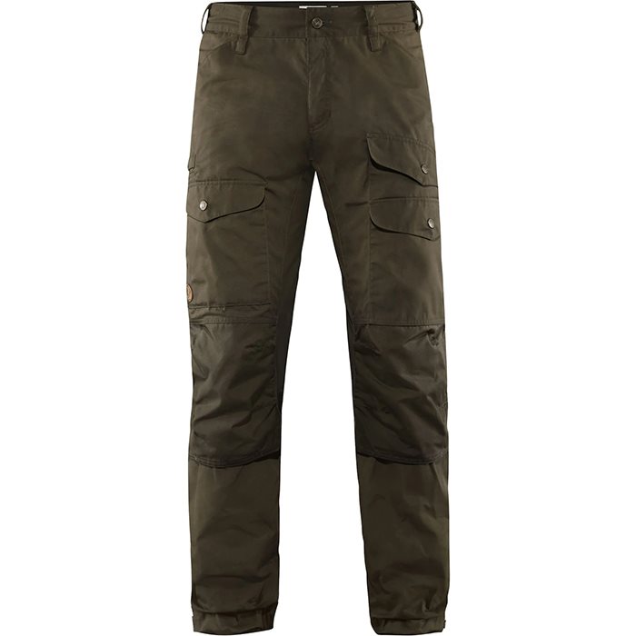 Grøn Fjallraven Vidda Pro Ventilated Herre Mænd Bukser Kort Dark Olive Bukser - Fjällräven Jeans - 7323450654023
