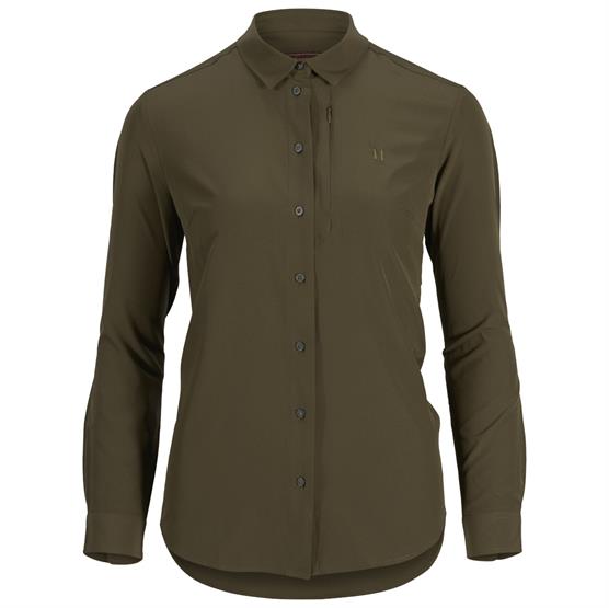 Grøn Harkila Trail Shirt Lady Willow Green - Härkila Shirt - 5714733519825
