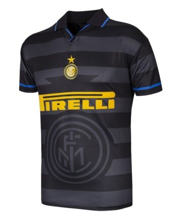 Grå Inter Third Jersey 1997 Retro Football Shirt Large - Copa Football Shirt