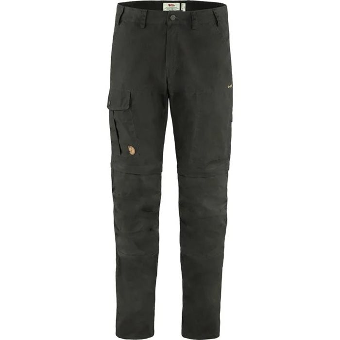 Grå Fjallraven Karl Zip Off Bukser Herre Dark Grey Bukser - Fjällräven Jeans - 7323450261597