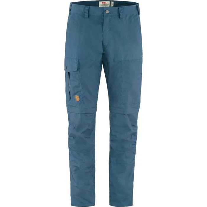 Blå Fjallraven Karl Zip Off Bukser Herre Indigo Blue Bukser - Fjällräven Jeans - 7323450754501