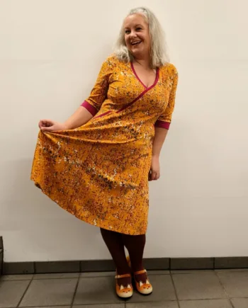 Gul Plus Size Kjole Bika Curry Tassels - Amamiko Jeans