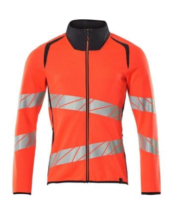 Mascot Accelerate Safe Sweatee Shirt Med Lynlås Moderne Pasform 19184 781 Vis Vis Rød Mørk Marine Sweatee Shirt Discount Herre - Mascot Shirt  - 5711074844845