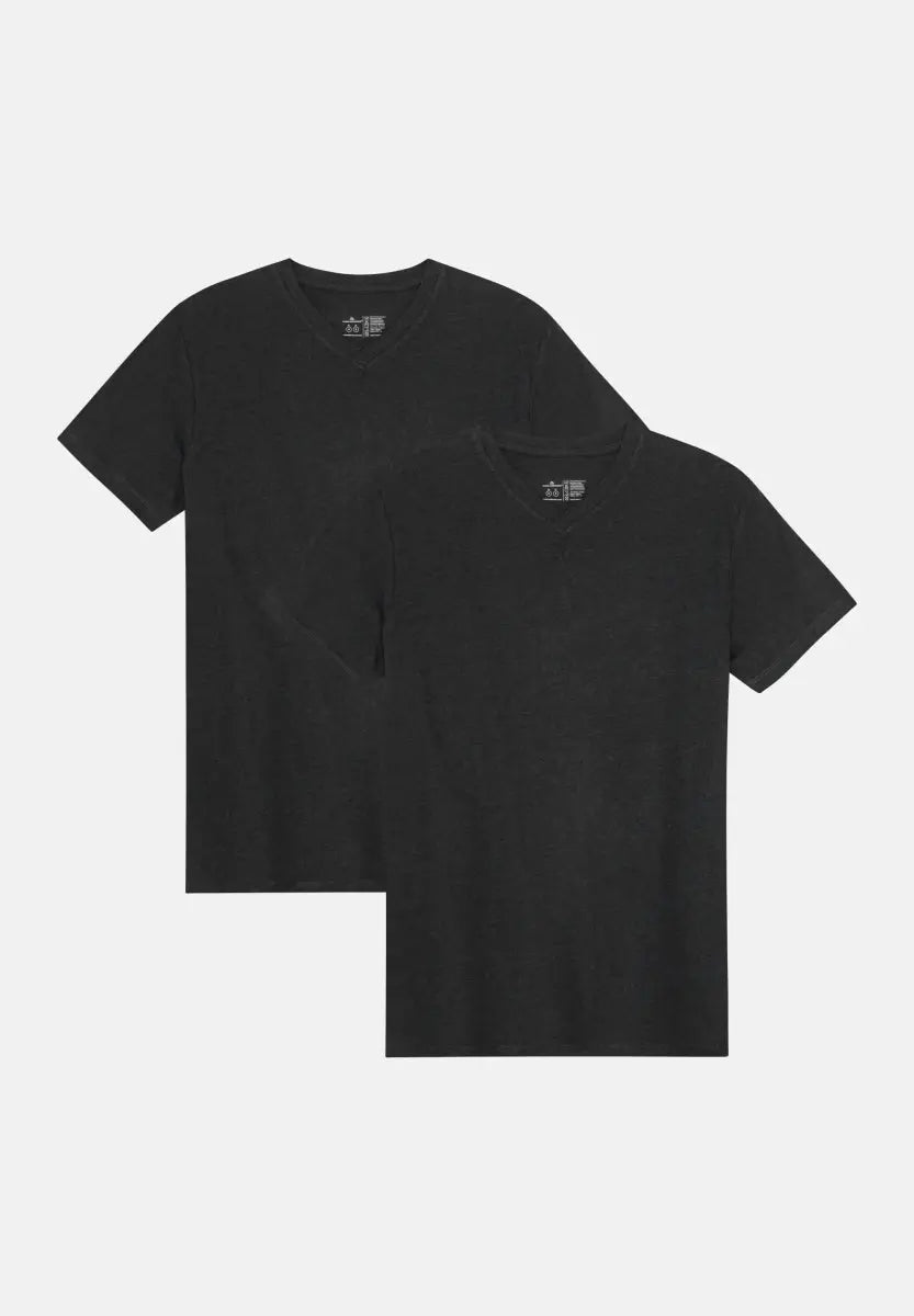 Sort Danish Endurance Neck Shirt Pak - Shirt - 5713205040713