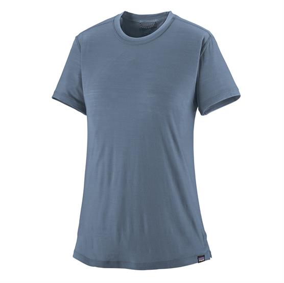Patagonia Womens Cap Cool Merino Blend Shirt Light Plume Grey - Patagonia Shirt - 194187972196