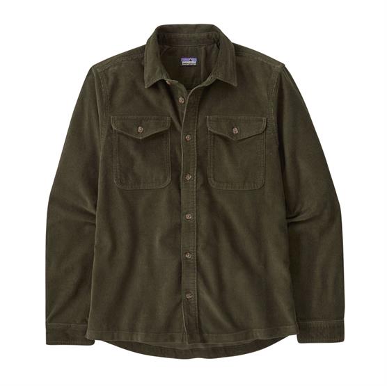 Grøn Patagonia Mens Corduroy Shirt Pine Needle Green - Patagonia Shirt  - 196924730915