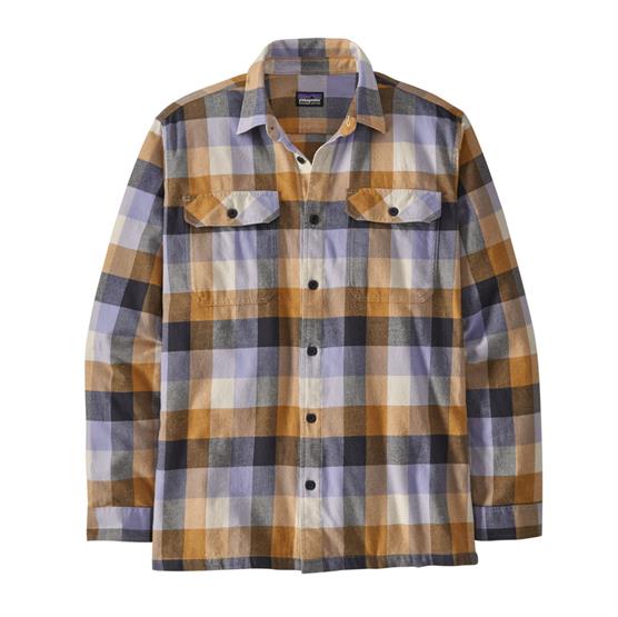 Patagonia Mens Organic Cotton Fjord Flannel Shirt Guides Mango - Patagonia Shirt - 195699833999