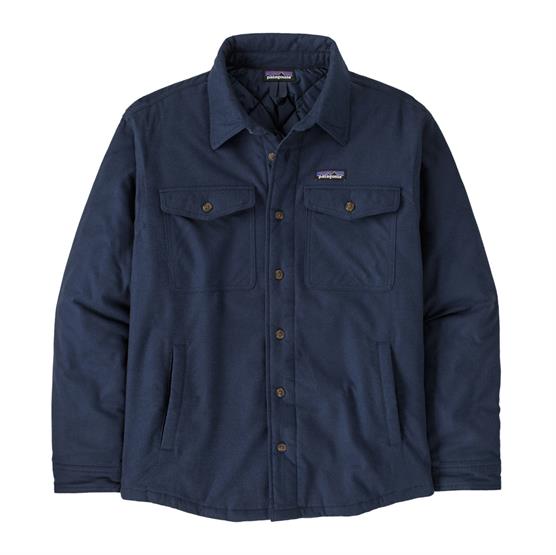 Patagonia Mens Insulated Fjord Flannel Shirt New Navy - Patagonia Shirt - 196924699250