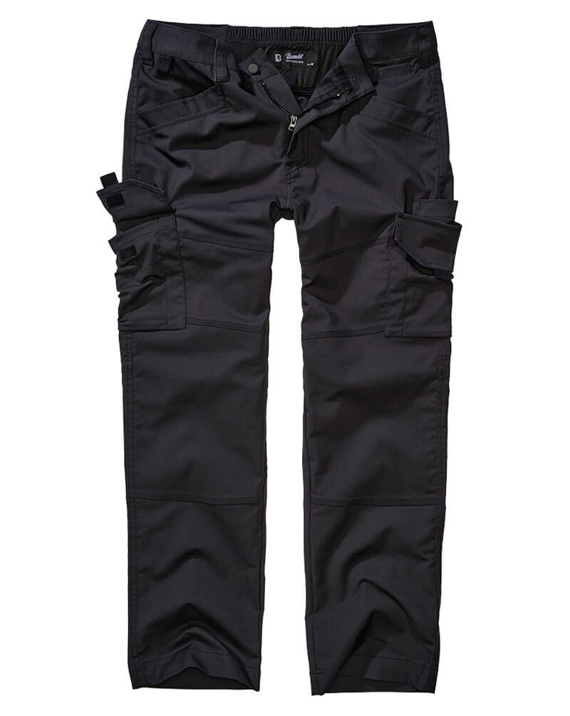 Sort Brandit Taktiske Ripstop Cargobukser - Brandit Jeans - 4051773226575