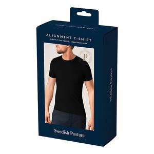 Sort Swedish Posture Shirt Alignment Cotton Black Mand Flere Størrelser - Swedish Posture Shirt - 7350059821082