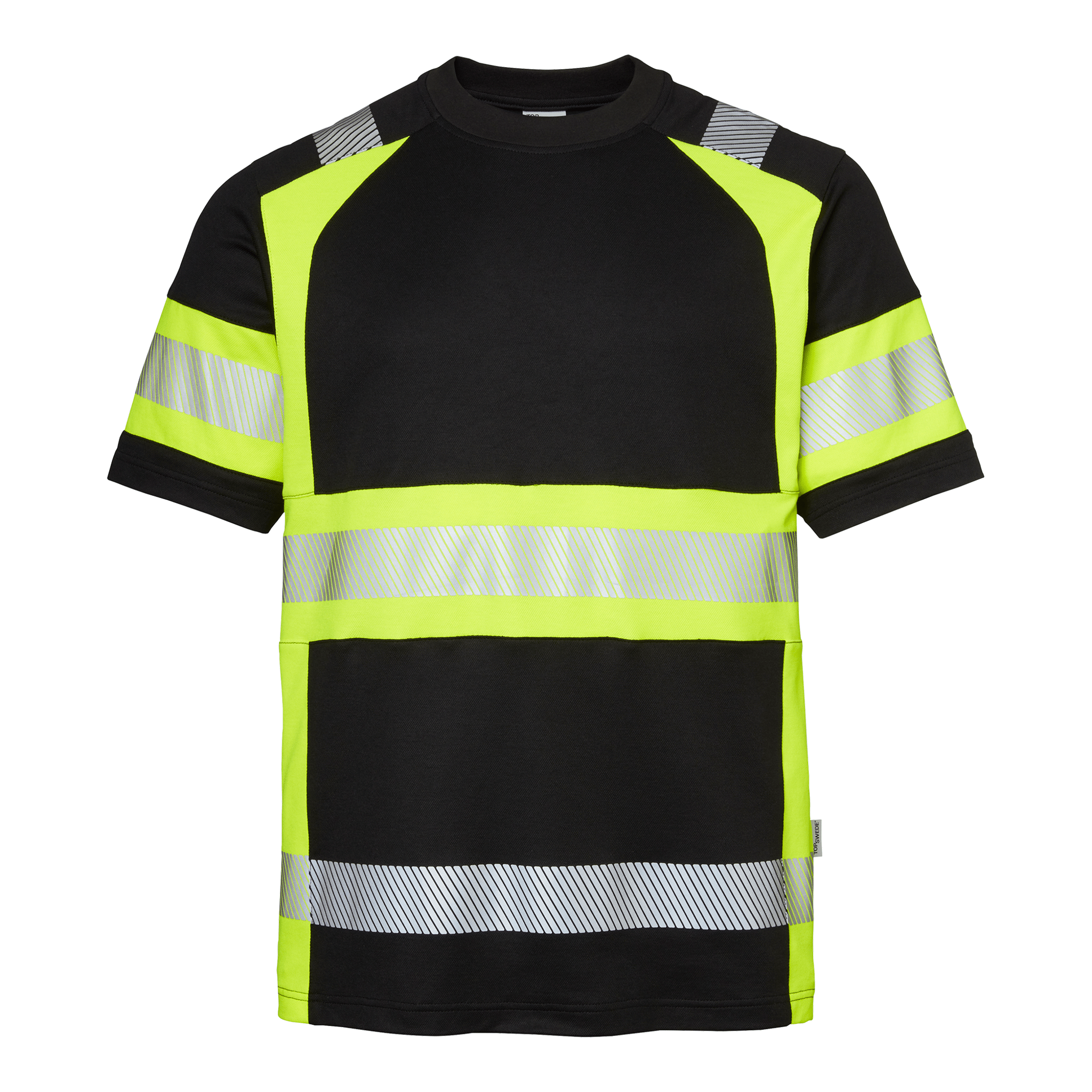 Top Swede Shirt Sort Vis Gul 600 Shirts Fjernlager Vis - Top Swede Shirt - 7330077207808