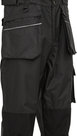 Sort Elka Working Xtreme Kombi Bukser - Elka Jeans