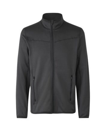 Cardigan Stretch Komfort 0840 Koks Grå Sweatee Shirt Nodiscount Sweatee Shirt Med Lynlås - Id Identity Shirt  - 5708302037568