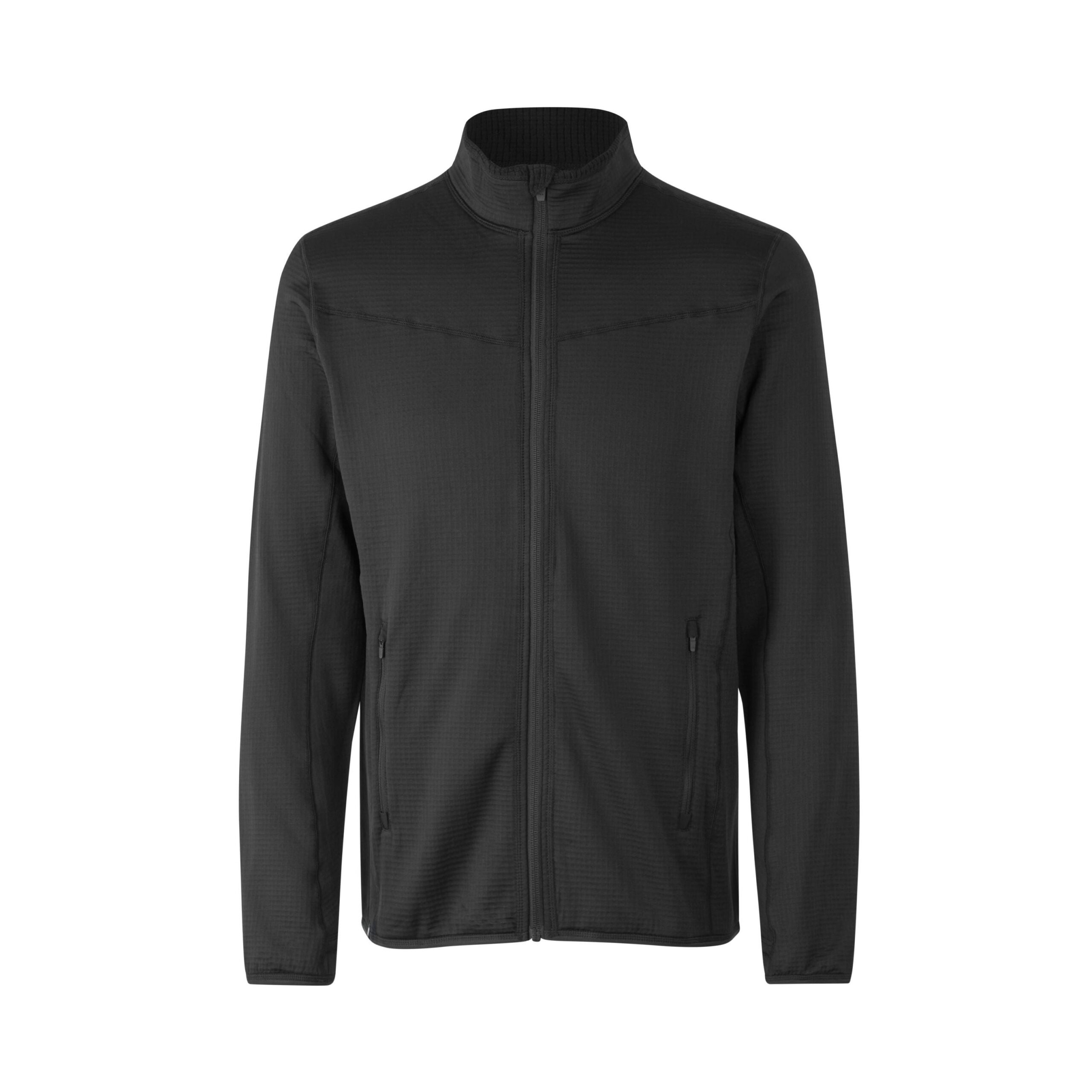 Sort Cardigan Stretch Komfort 0840 Sweatee Shirt Nodiscount Sweatee Shirt Med Lynlås - Id Identity Shirt - 5708302037919