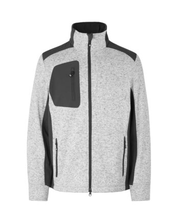 Cardigan Strikfleece Herre 0850 Grå Melange Sweatee Shirt Spar20 Sweatee Shirt - Id Identity Shirt  - 5709245412351