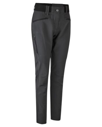 Grey Core Stretch Bukser Dame Grå - Id Jeans  - 5708302038473