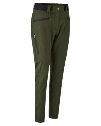 Olive Core Stretch Bukser Dame N - Id Jeans  - 5708302038541