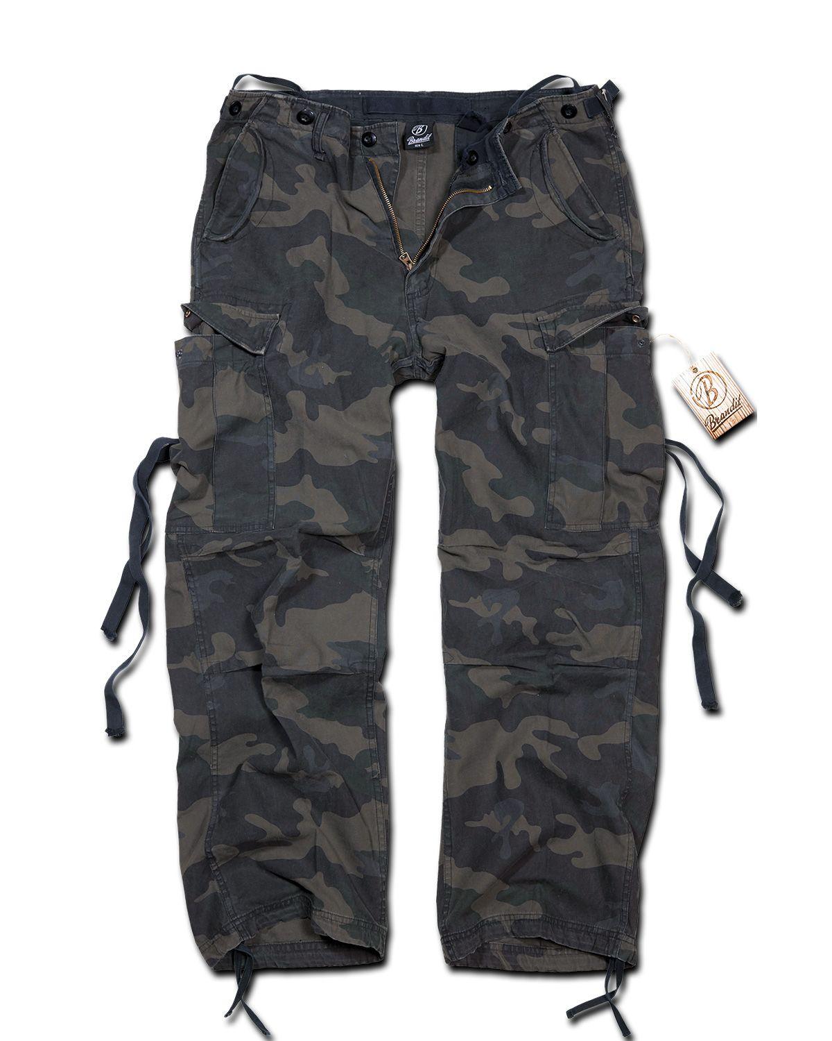 Sort Brandit Vintage Bukser Dark Camo - Brandit Jeans  - 4051773000069