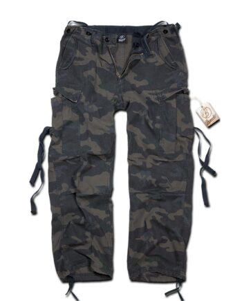 Sort Brandit Vintage Byxor Black Camo 7xl - Brandit Jeans  - 4051773137512
