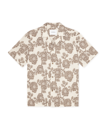 S Le Ley Flower Jacquard Hirt - Les Deux Shirt  - 5715747118561
