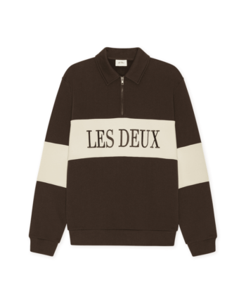 L Zipper Rugby Sweatee Shirt - Les Deux Shirt  - 5715747213198