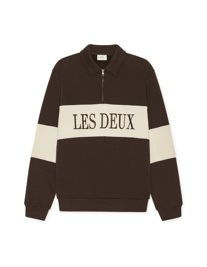L Zipper Rugby Sweatee Shirt - Les Deux Shirt - 5715747213198