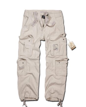Hvid Brandit Pure Vintage Cargobukser Old White 7xl - Brandit Jeans  - 4051773003817
