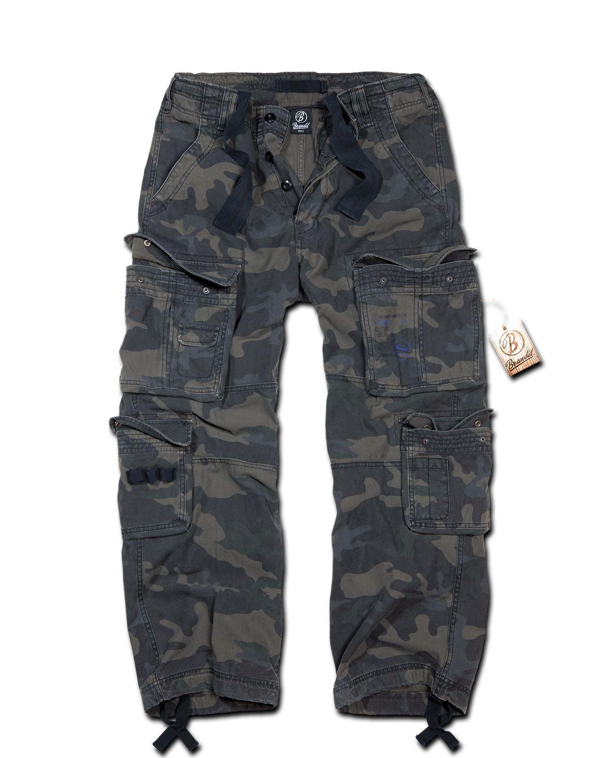 Sort Brandit Pure Vintage Cargobukser Dark Camo 5xl - Brandit Jeans - 4051773000687