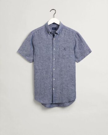 3XL The Linen Shirt Reg Cap - Gant Shirt  - 7325705712533