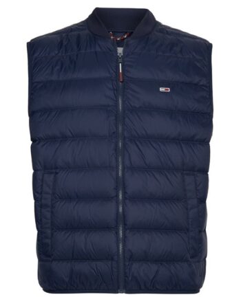 Blå Tjm Packable Light Down Vest - Tommy Jeans Jeans  - 8720114269736