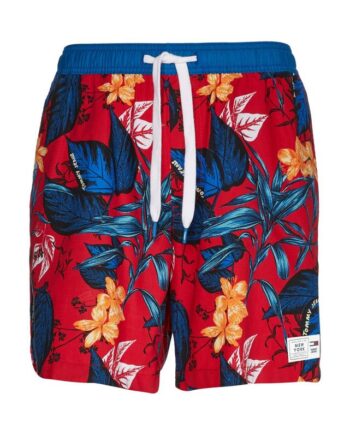 M Tj Tropical Print Beach Short - Tommy Jeans Jeans  - 8720116574821