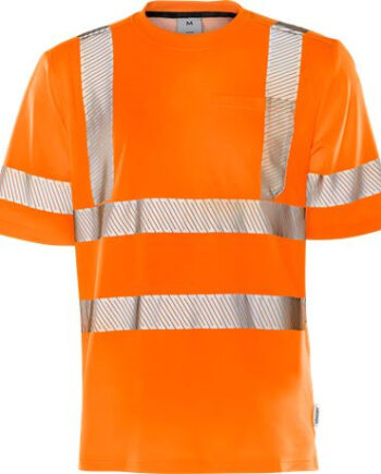 Hi Vis Orange Kansas Fristads Vis Tee Shirt Vis Orange - Shirt  - 7322302301917