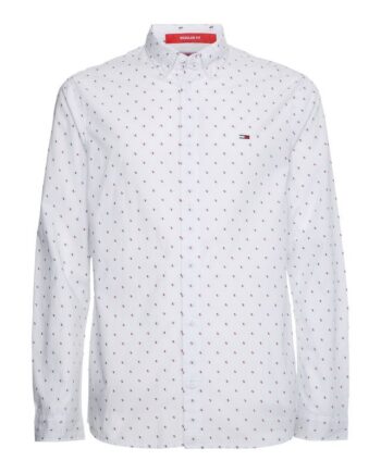 L Tjm Essentia Dobby Shirt - Tommy Jeans Shirt  - 8720117789132