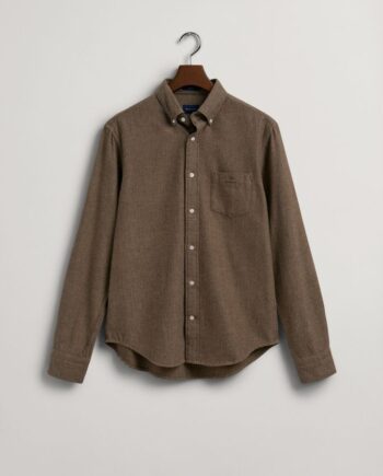 M Reg Herringbone Shirt - Gant Shirt  - 7325706841386