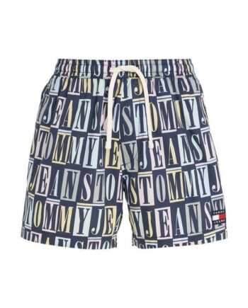 L Tjm Aop Beach Short - Tommy Jeans Jeans  - 8720643287003