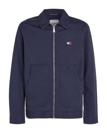 Blå Tjm Regular Cotton Jacket - Tommy Jeans Jeans  - 8720643364131