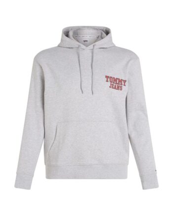 Grå Tjm Plus Entry Graphic Hoodie - Tommy Jeans Jeans  - 8720643298122