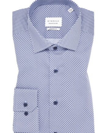 Blå Shirt 4002 X18k - Eterna Shirt  - 4067159199951