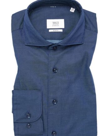 Blå Shirt 8174 Fs82 - Eterna Shirt  - 4067159050870