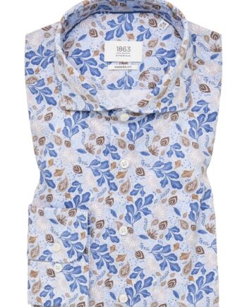 Blå Shirt 8290 Xs82 - Eterna Shirt  - 4067159262754