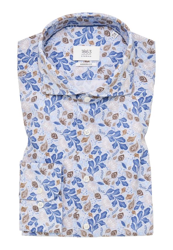Blå Shirt 8290 Xs82 - Eterna Shirt  - 4067159262754