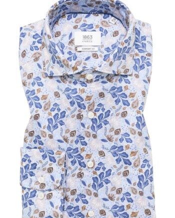 Blå Shirt 8290 Es9v - Eterna Shirt  - 4067159258085